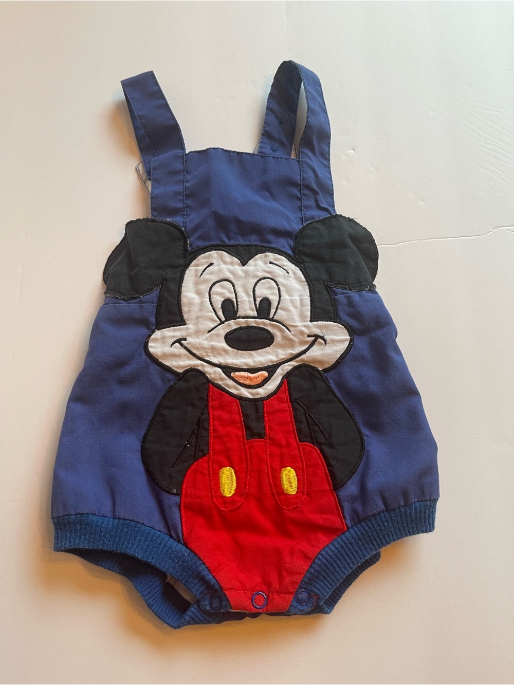 Vintage Disney Mickey Mouse Baby Bubble Romper 6-9 Months